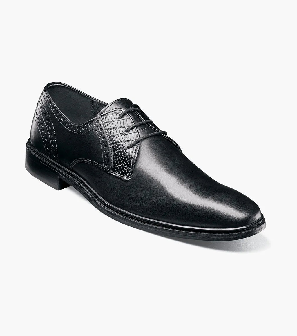 Stacy Adams Giorgetti Plain Toe Oxford Shoes Leather Black 25781-001