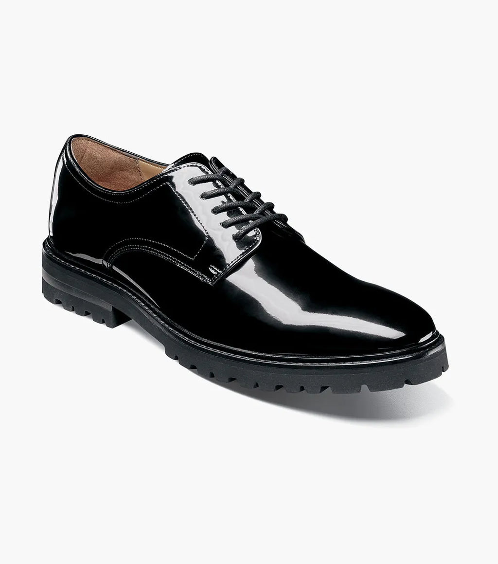 Stacy Adams Hartcliffe Plain Toe Oxford Patent Leather Black 25784-004