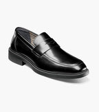 Stacy Adams Everett Moc Toe Penny Slip On Black 25790-001