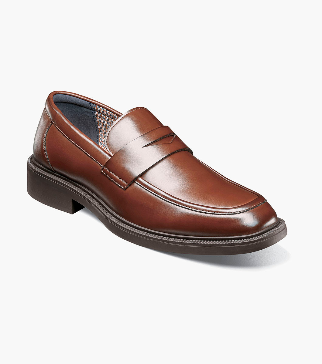 Stacy Adams Everett Moc Toe Penny Slip On Brown 25790-200