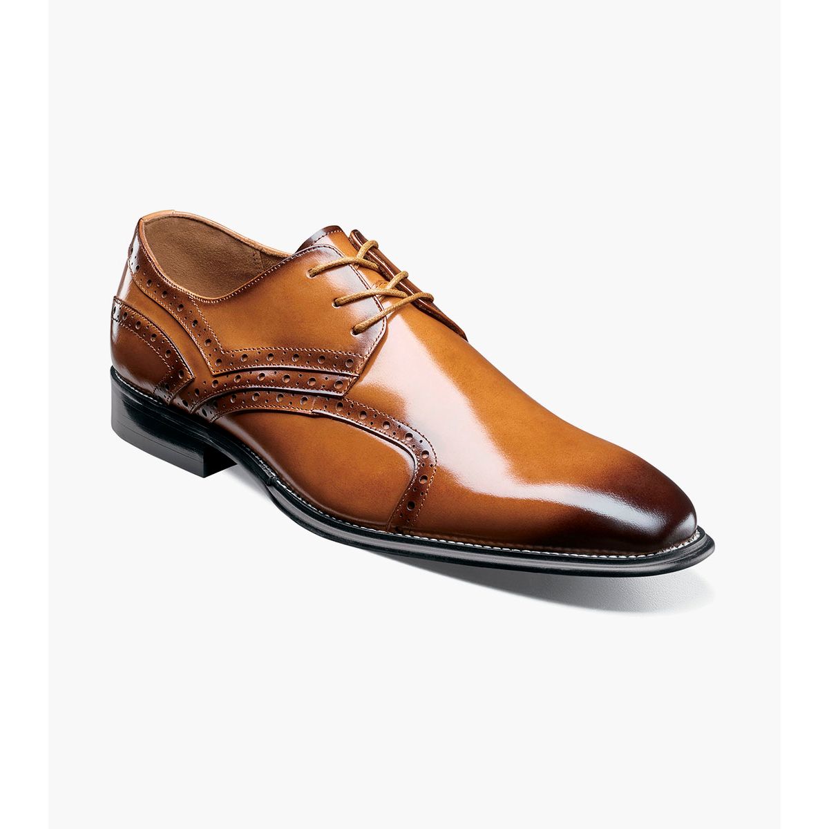 Stacy Adams Alexander Plain Toe Oxford Dress Shoes Tan 25791-240