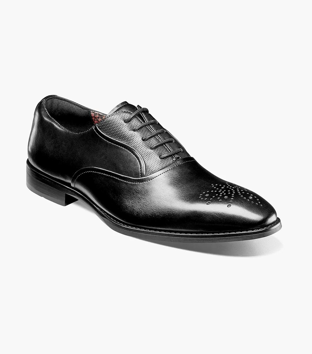 Stacy Adams Langford Plain Toe Oxford Dress Shoes Black 25795-001