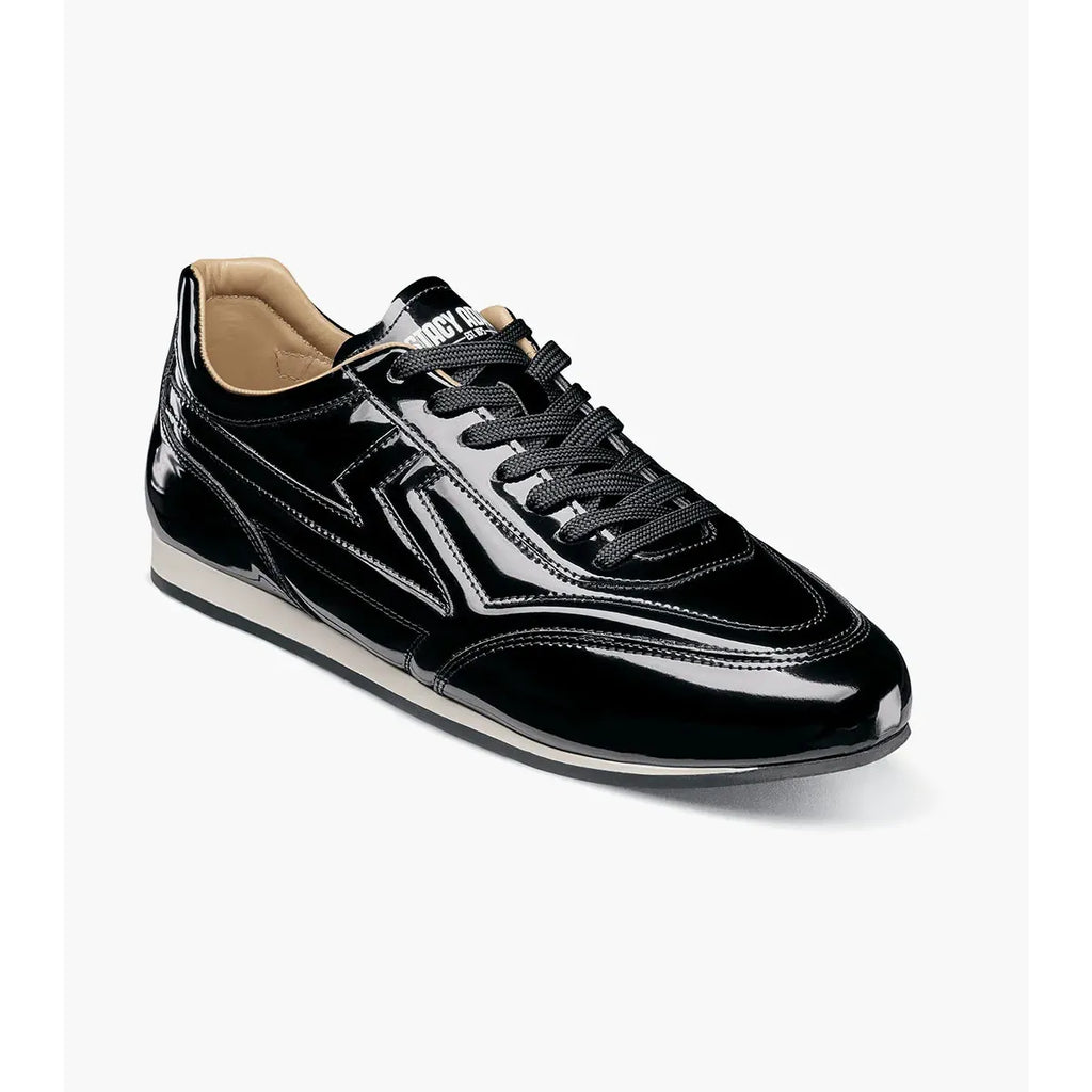 Stacy Adams Action 150 Sporty Lace Up Sneaker Black Patent 25797-004