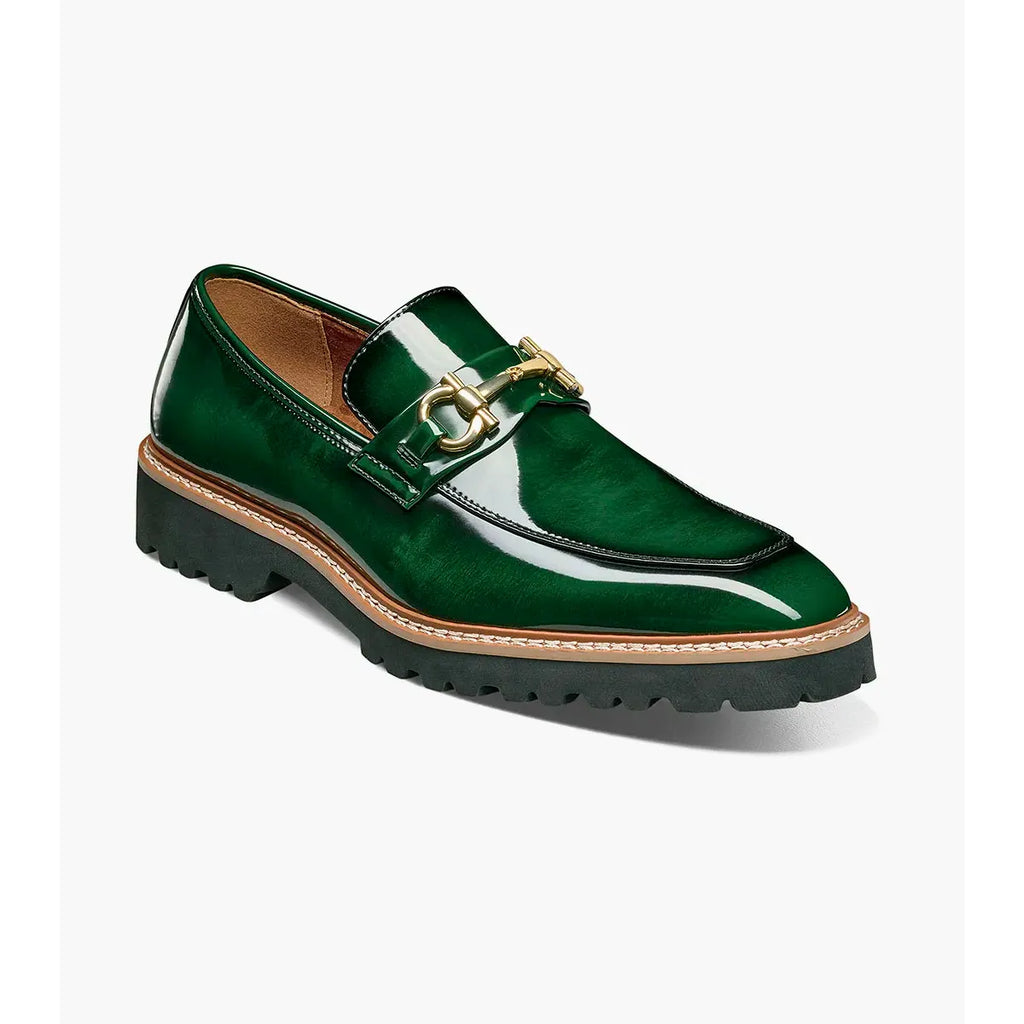 Stacy Adams Carabello Moc Toe Bit Slip On Green 25804-300
