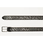 The Arnold Black Leather Belt