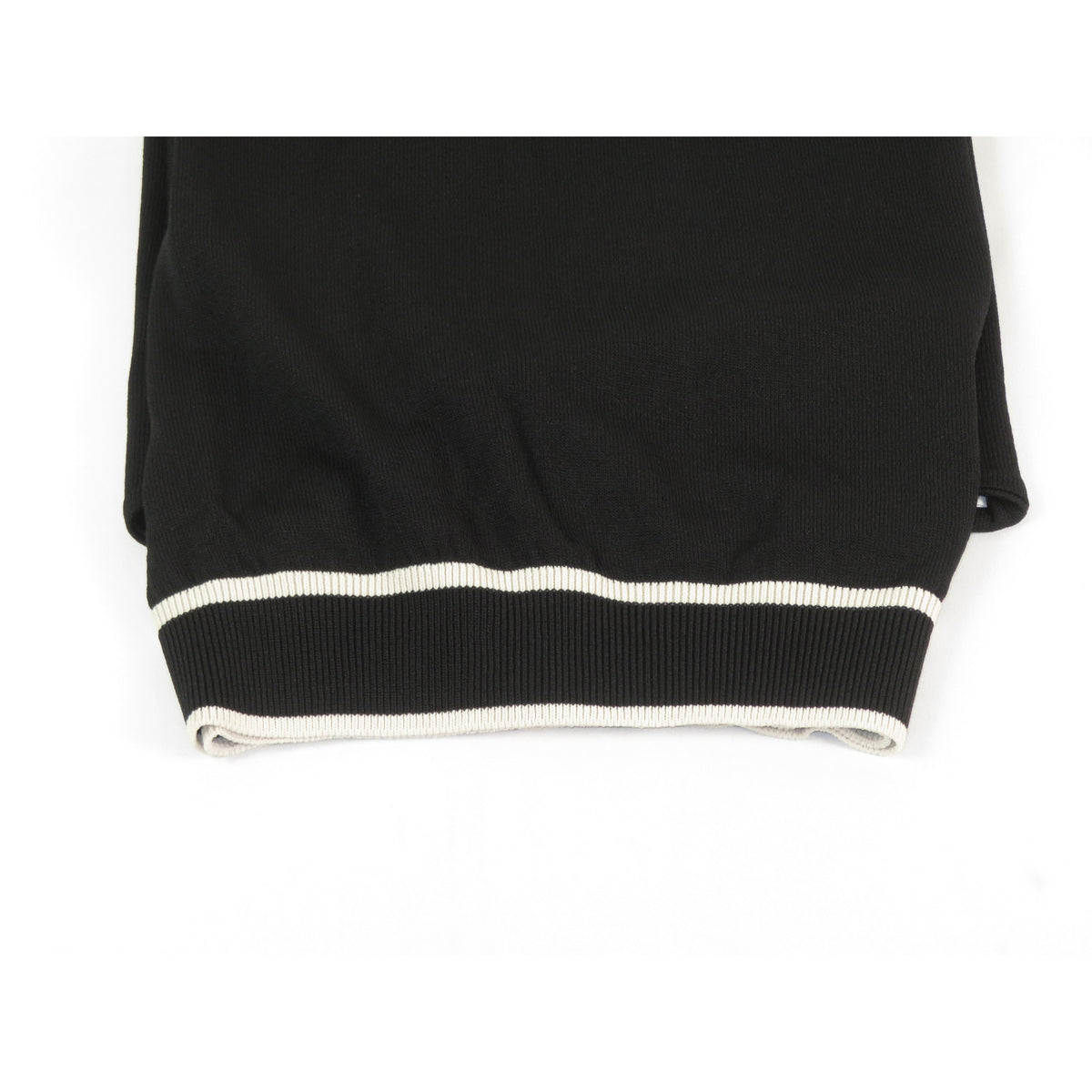 Mens Short Sleeves Fancy Polo Zipper Shirt by Targetti Rome 26605 Black