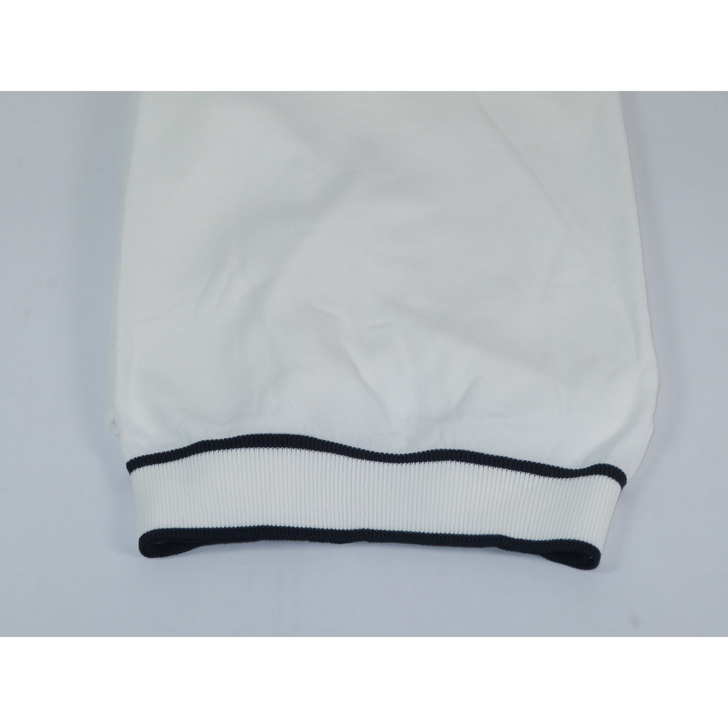 Mens Short Sleeves Fancy Crew Neck T-Shirts by Targetti Rome 26010 White