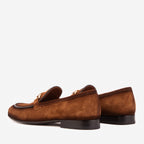 Vinci The Brooks Brown Suede Bit Loafer Men Shoe