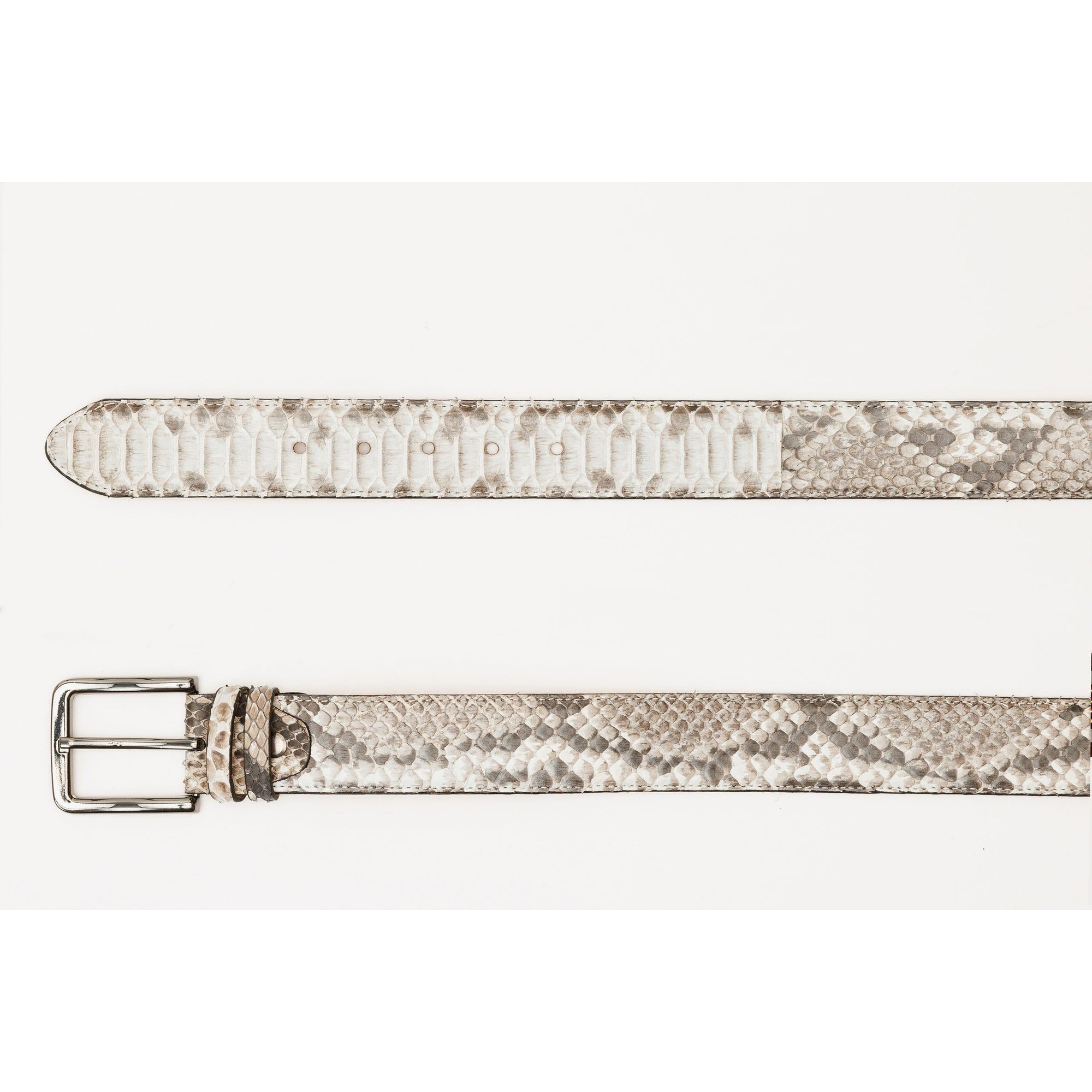 The Boss Natural Snake Leather Leather Belt