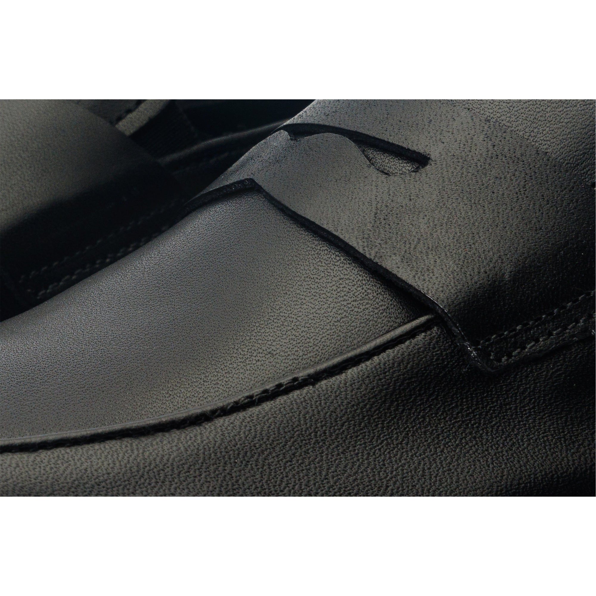 The Marinka Black Leather Shoe Penny Loafer Men  Shoe
