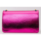 The Caris Fuchsia Leather Handbag