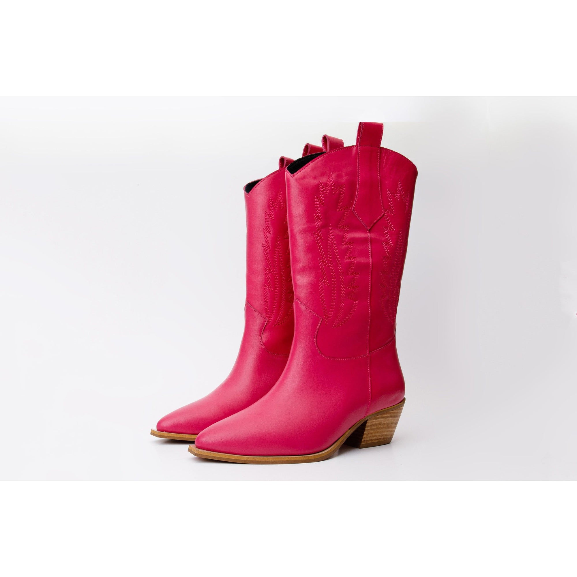 The Togg Pink Leather Cowboy Women  Boot Final Sale!