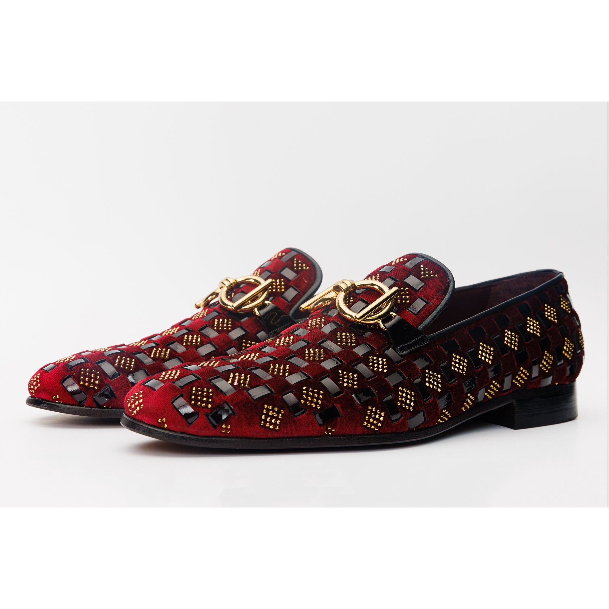 The Vicino Shoe Burgundy Bit Dress Loafer Limited Edition Men Shoe