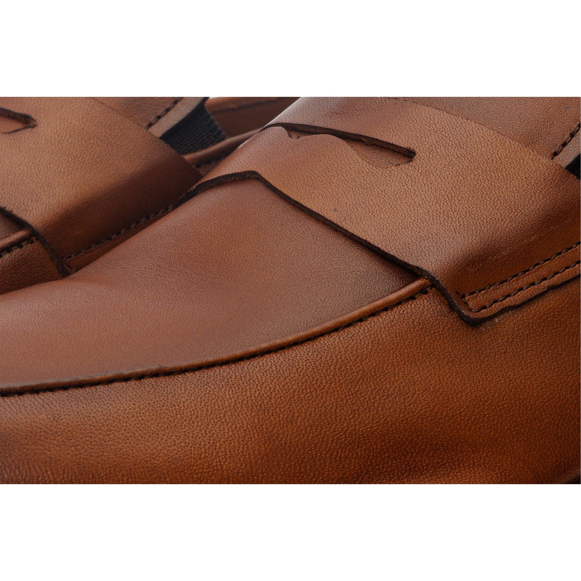 The Marinka Tan Leather Shoe Penny Loafer Men Shoe