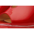 The Caratal Red Patent Leather Women Sandal