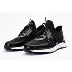 The Nebreska Black Leather Men Sneaker Final Sale!