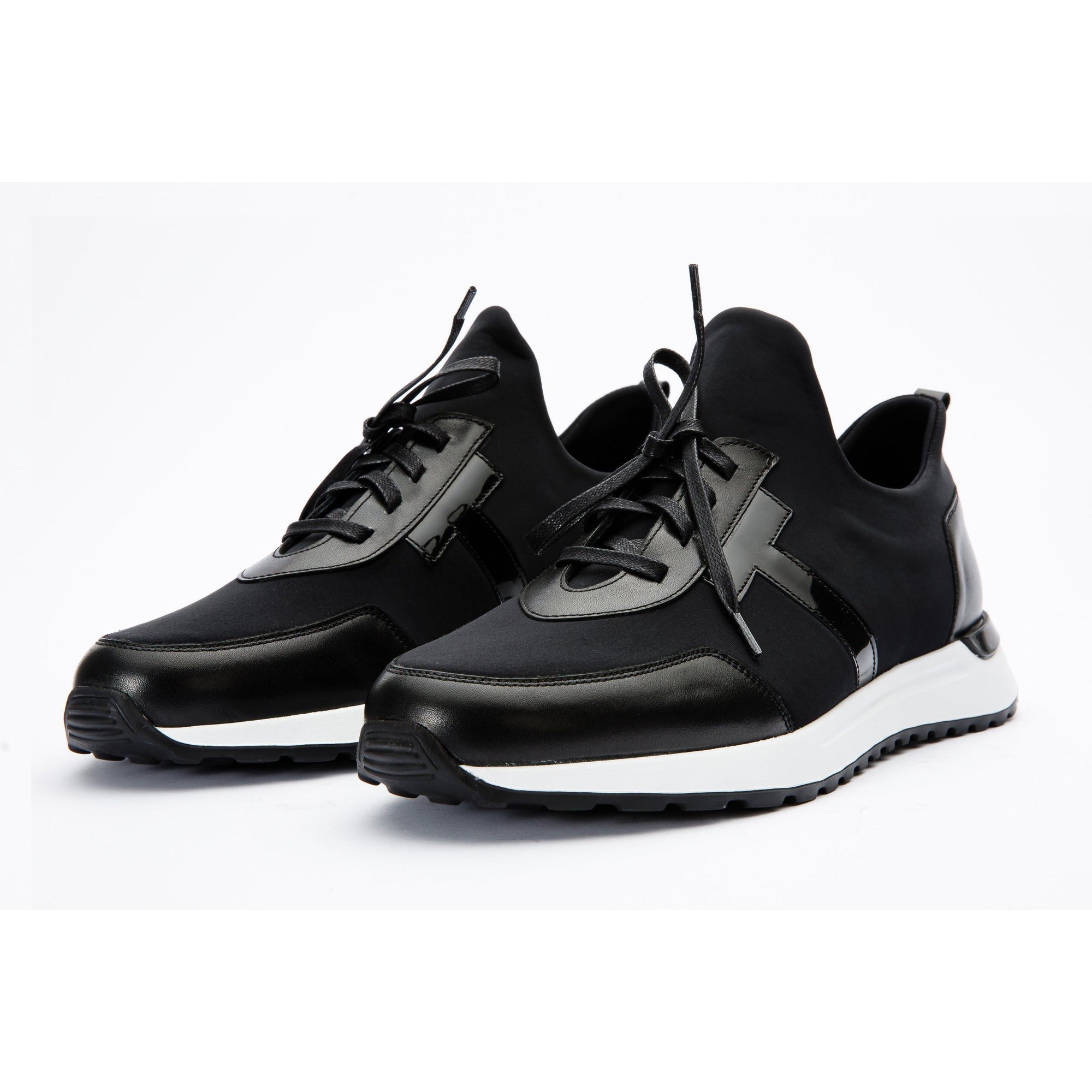 The Nebreska Black Leather Men Sneaker Final Sale!