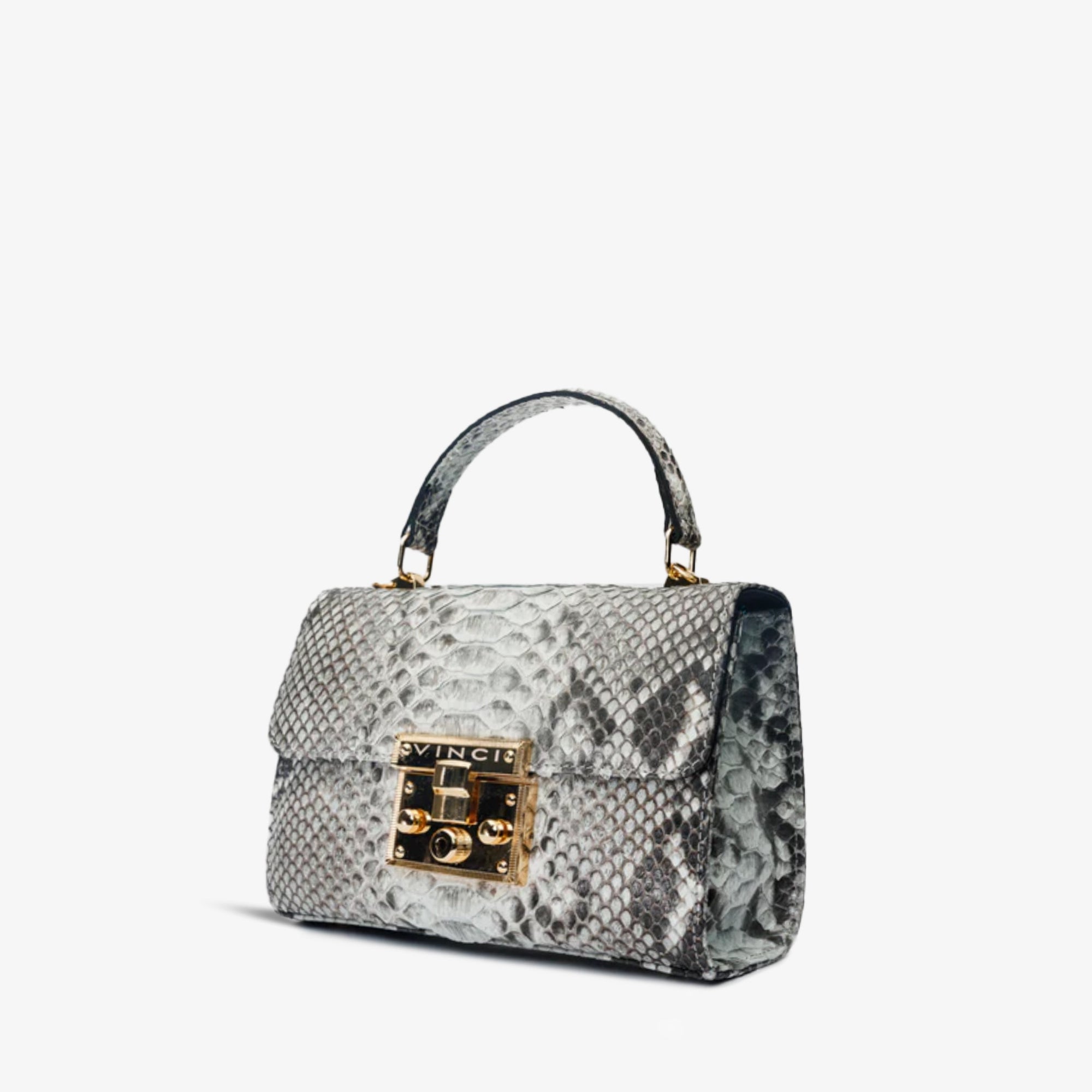 The Queen Natural Snake Leather Handbag