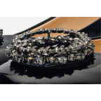 The Danish Black Patent Leather Block Heel Pump Women Shoe