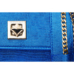 The Maple Sax Blue Leather Handbag