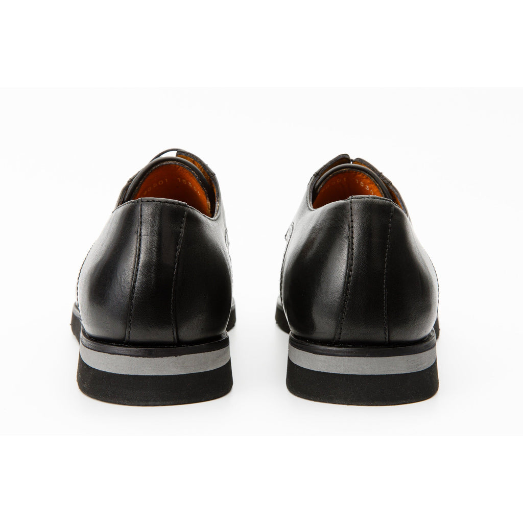 The Molise Black Wingtip Semi Brogue Derby Men  Shoe  Final Sale!