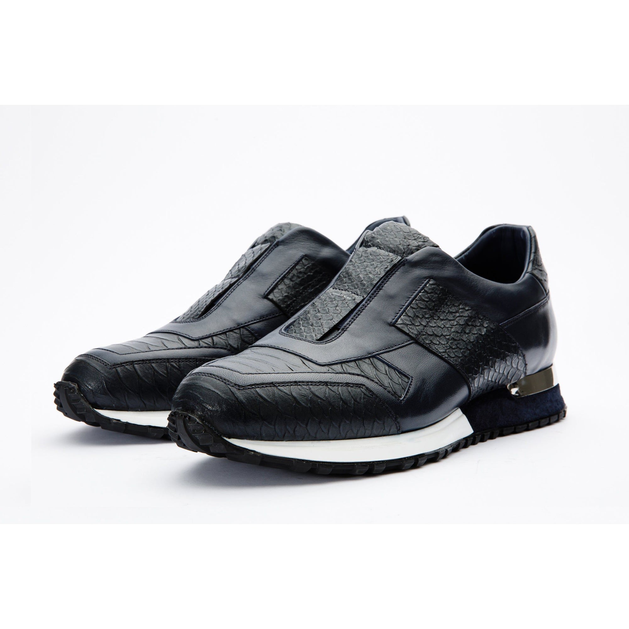 The Mugla Navy Snk Leather Men Sneaker Final Sale!