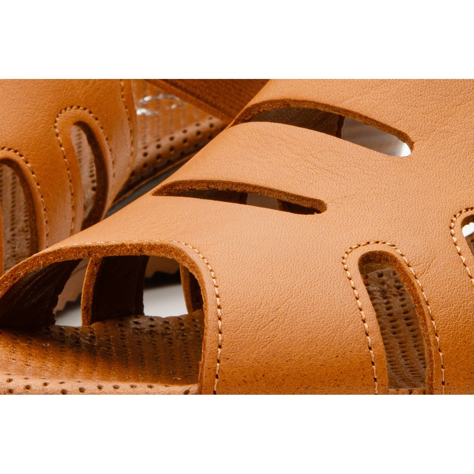 The Atina Tan Leather Sandal Final Sale!