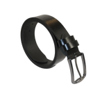 Men's Belt By PICCODER Turkey Genuine Leather Solid 3000 Black