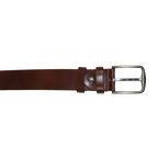Men's Belt By PICCODER Turkey Genuine Leather Solid 3000 Brown