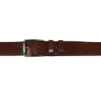 Men's Belt By PICCODER Turkey Genuine Leather Solid 3000 Brown