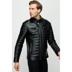 The Wilkerson Black Leather Men Jacket