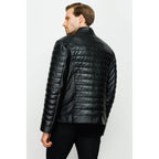 The Wilkerson Black Leather Men Jacket