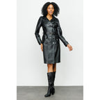 The Folcata Black Leather Women Jacket