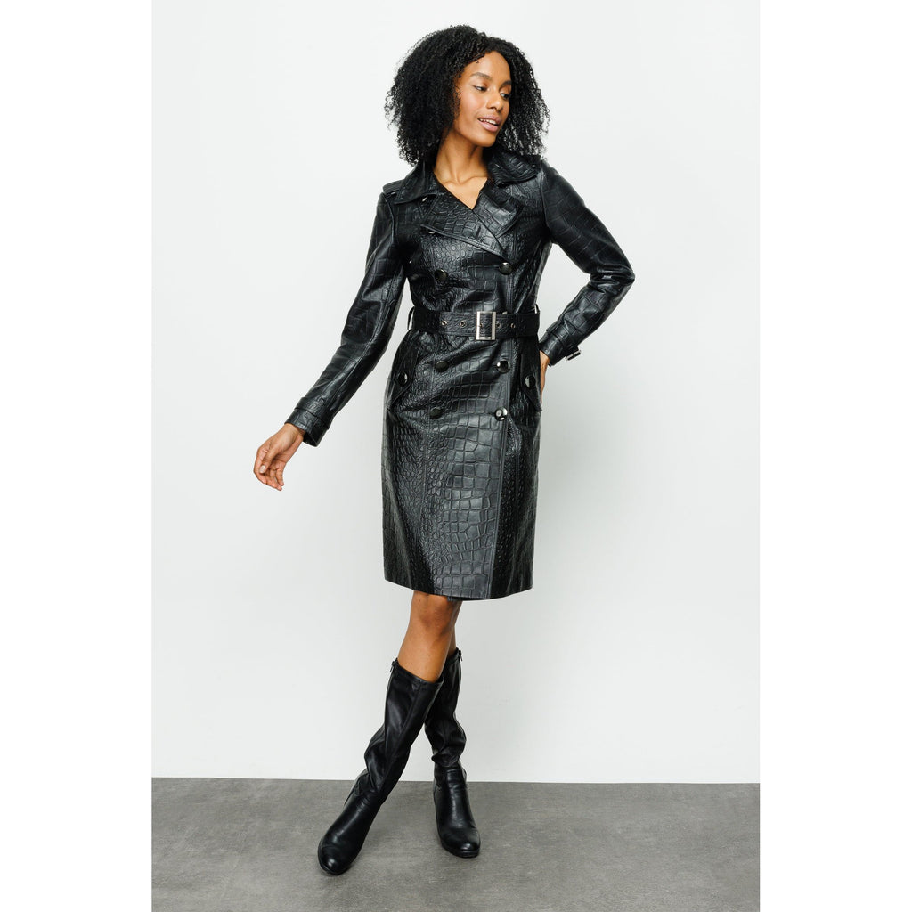The Folcata Black Leather Women Jacket