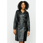 The Folcata Black Leather Women Jacket