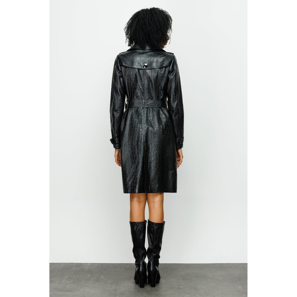 The Folcata Black Leather Women Jacket
