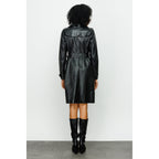 The Folcata Black Leather Women Jacket