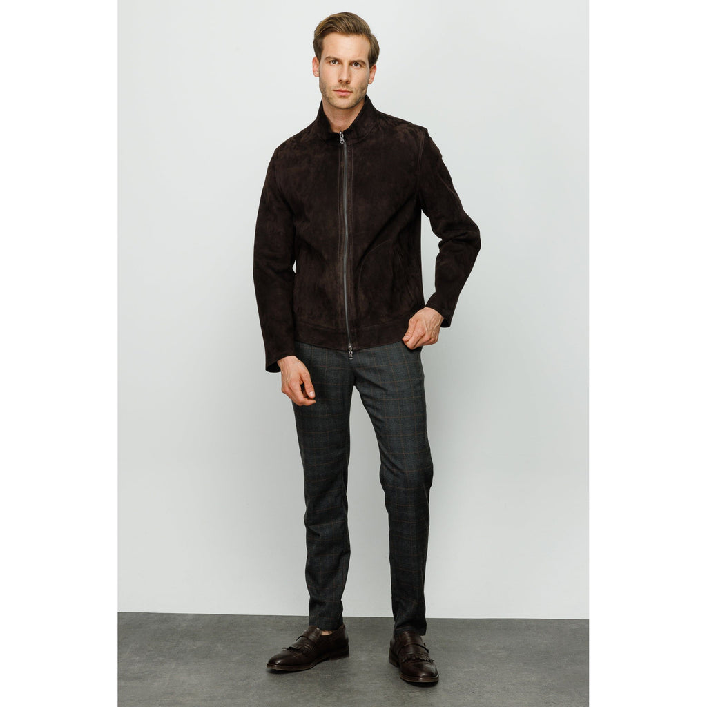The Alba Black Leather Men Jacket