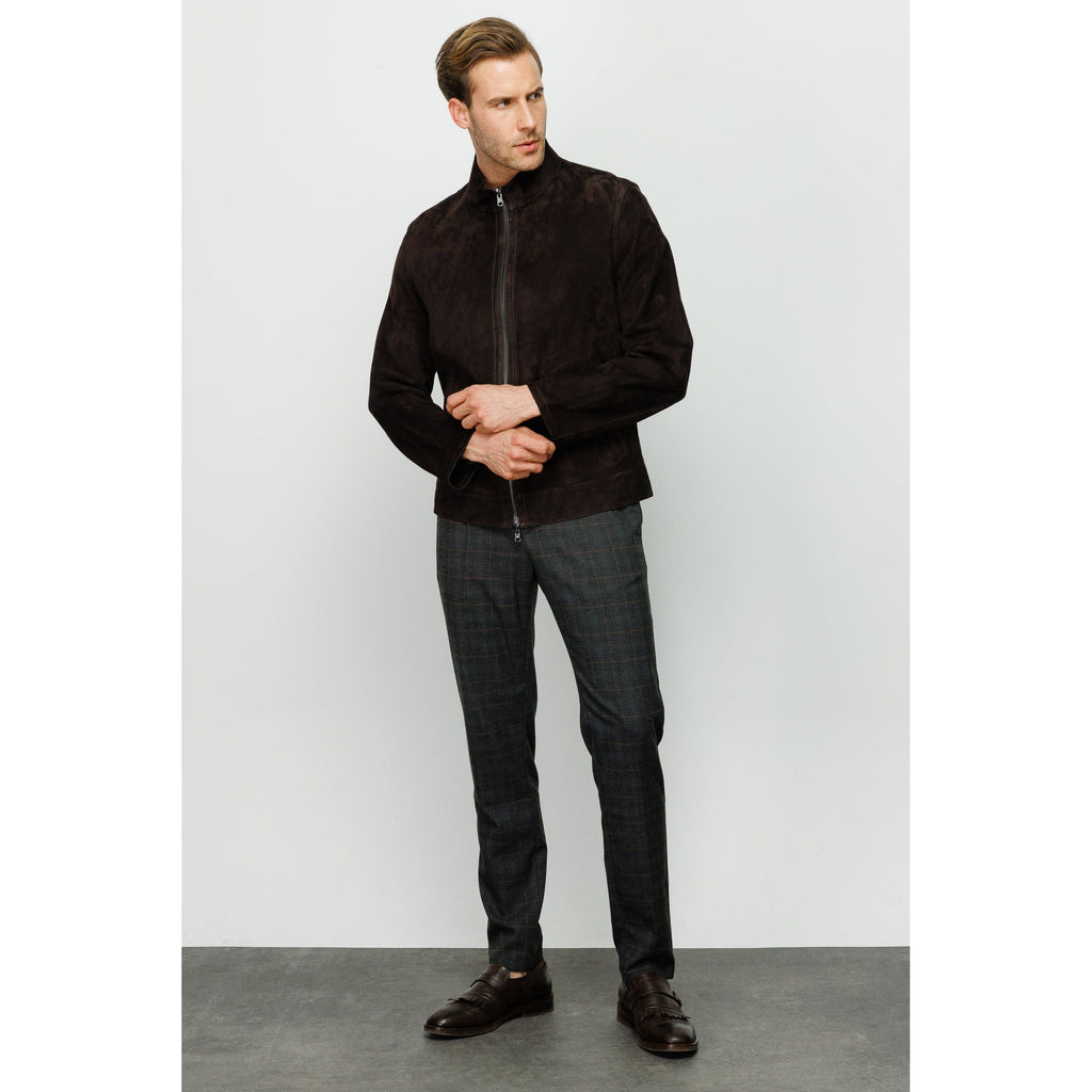 The Alba Black Leather Men Jacket