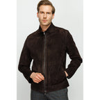 The Alba Black Leather Men Jacket