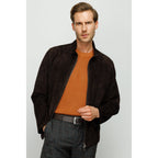 The Alba Black Leather Men Jacket