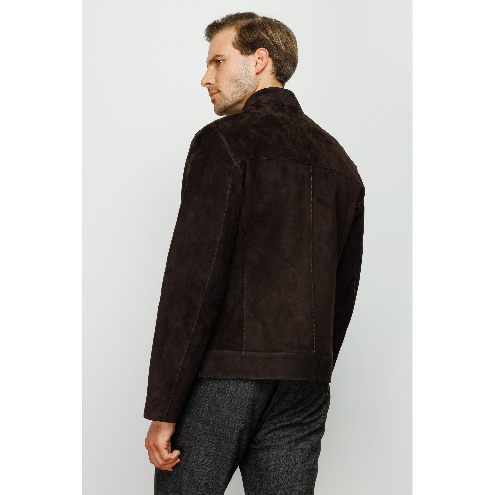 The Alba Black Leather Men Jacket