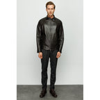 Vinci The Del Rio Leather Black Men Jacket