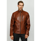 The Blanchard Brown Leather Men Jacket