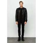 The Martinez Black Leather Men Jacket