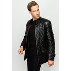 The Martinez Black Leather Men Jacket