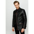 The Martinez Black Leather Men Jacket