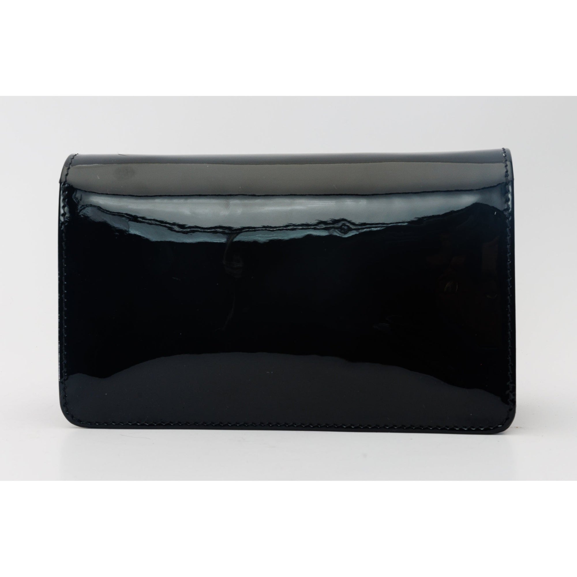 The Vigo Black Patent Leather Handbag