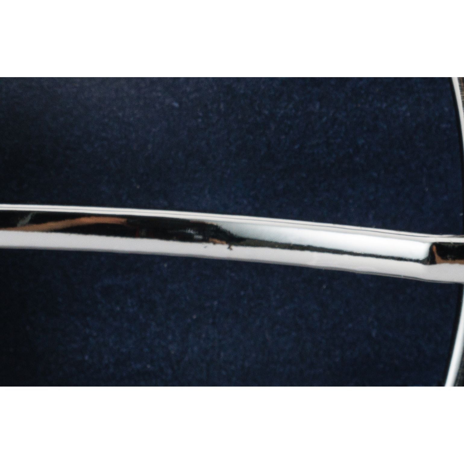 The Bari Navy Suede Leather Belt