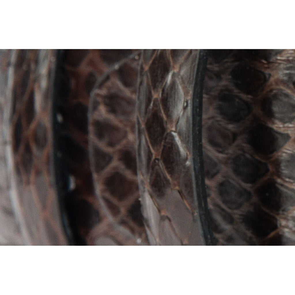 The Boss Brown Snake Leather Belt